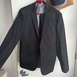 Express Men’s Slim Black Suit